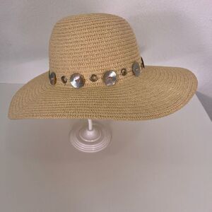 J Hats Cream Paper Sun Hat